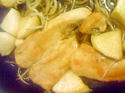 鶏肉と大根の甘辛煮